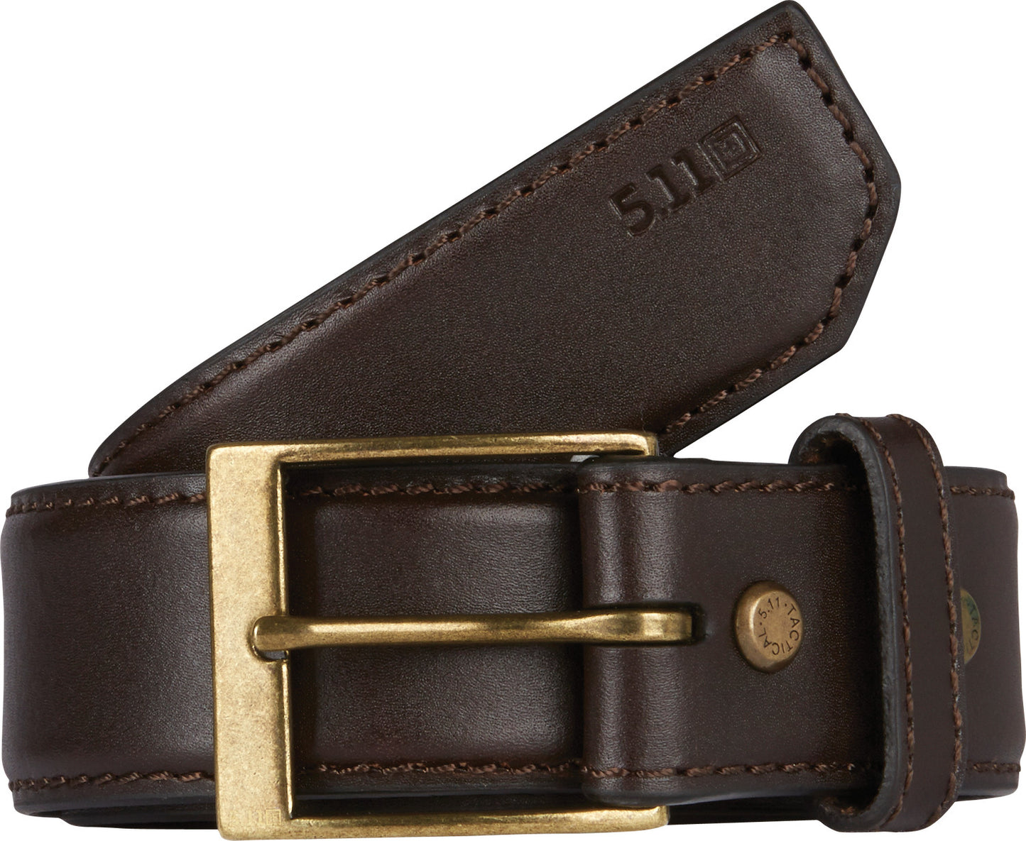 5.11 Tactical 1.5" Casual Leather Belt in Brown