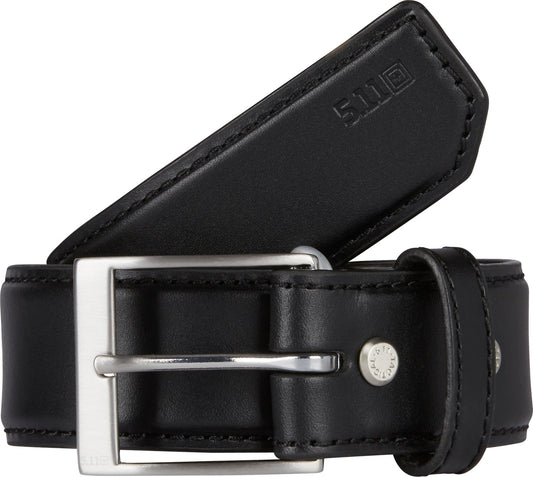 5.11 Tactical 1.5" Casual Leather Belt in Black