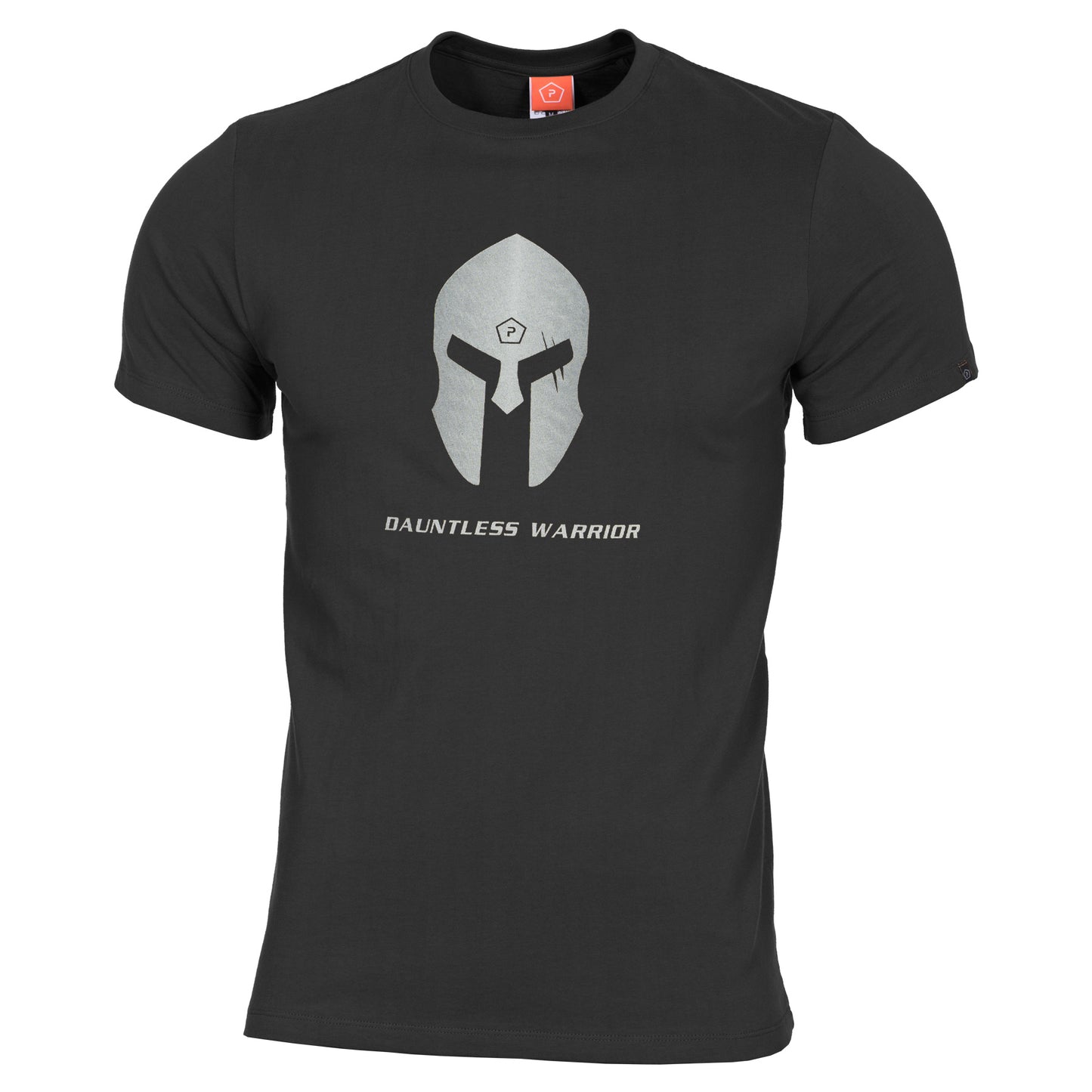 Pentagon-T-Shirt-Spartan-Helmet-Ageron-Black