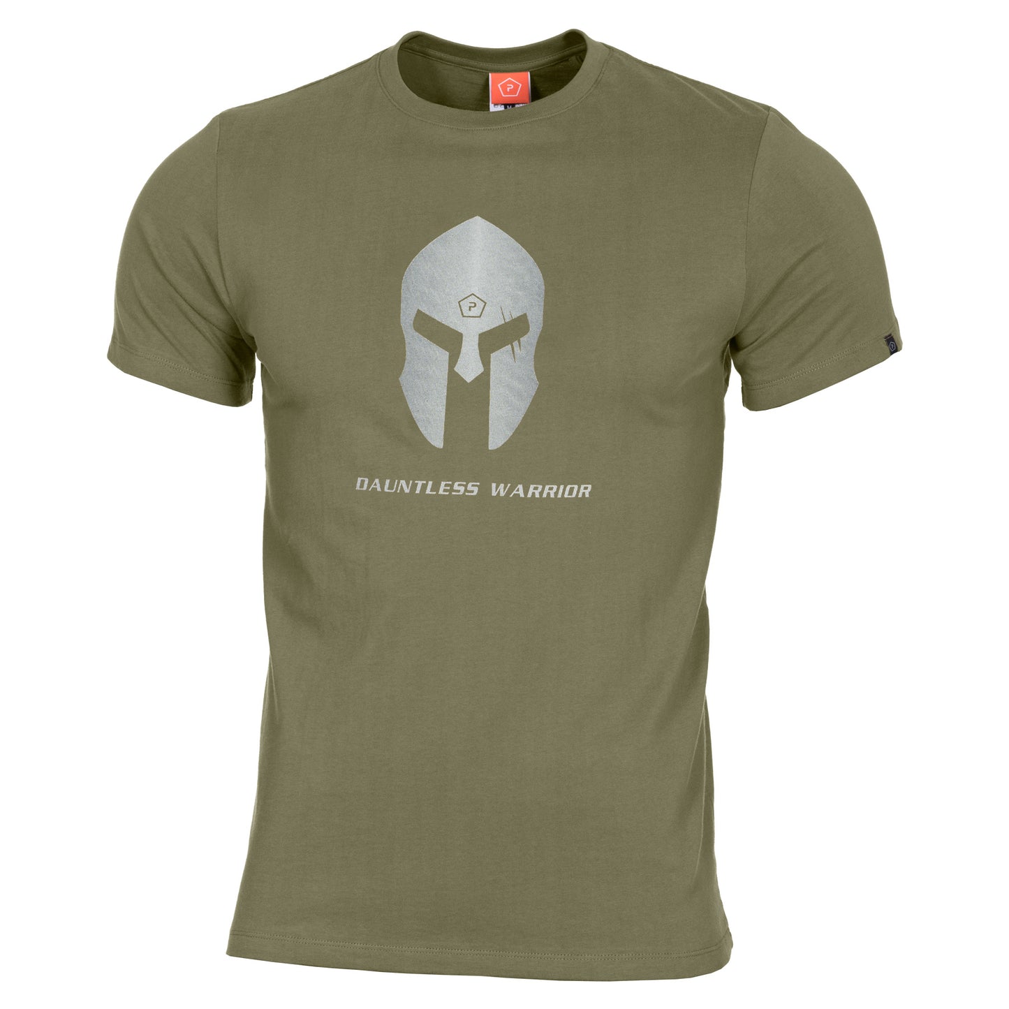 Pentagon-T-Shirt-Spartan-Helmet-Ageron-Olive