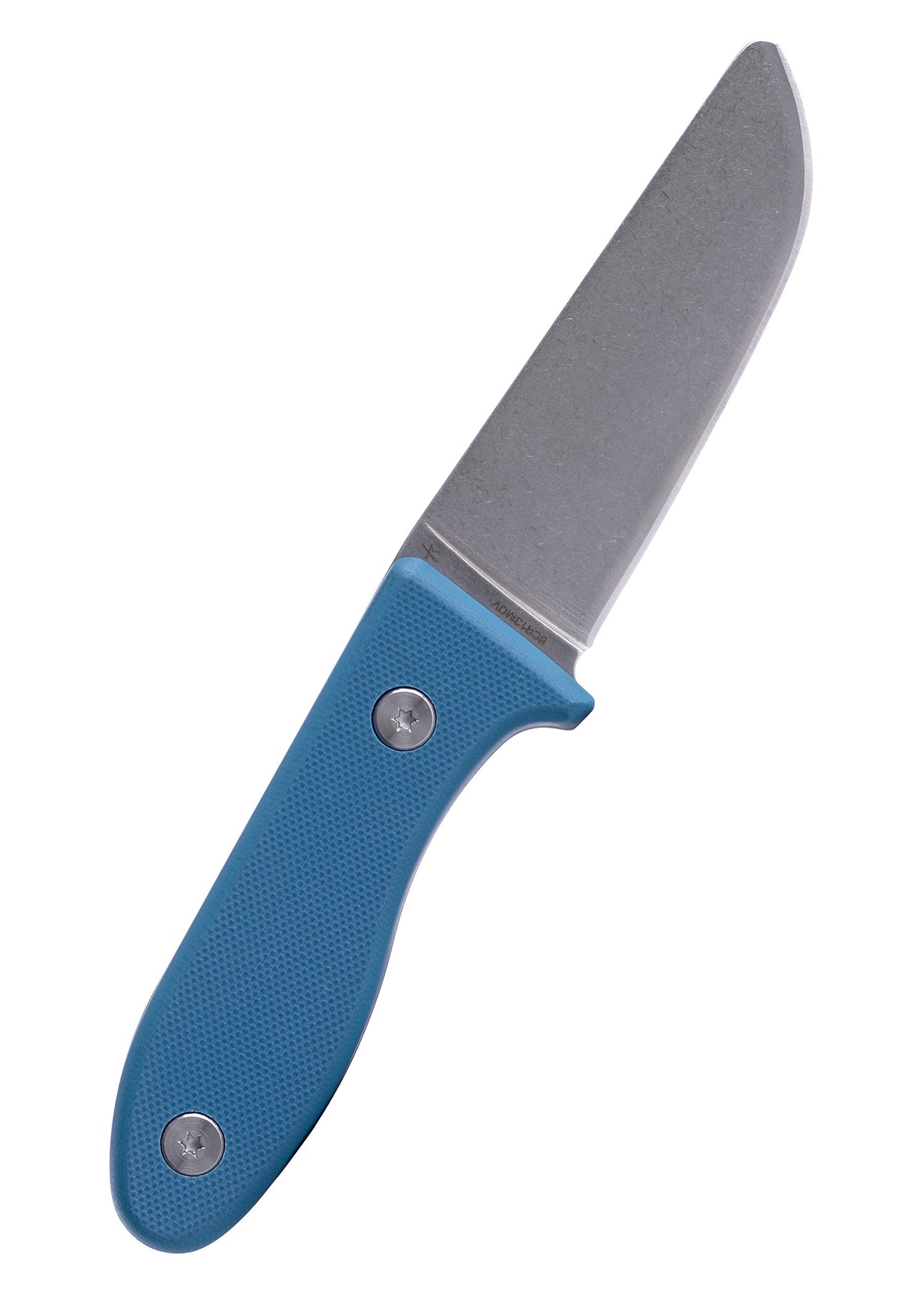 Das UNU Kinder Schnitzmesser der Firma Schnitzel mit blauem Griff